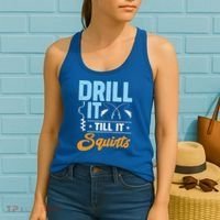 Drill It Till It Squirts Ice Fishing Meaningful Gift Women's Tank Top thumb 2