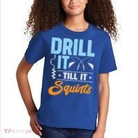 Drill It Till It Squirts Ice Fishing Meaningful Gift Kids T-Shirt thumb 2