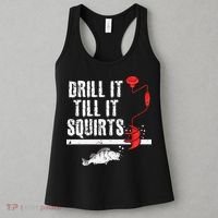 Drill It Till It Squirts Ice Fishing Fisherman Ice Fisher Women's Tank Top thumb 3