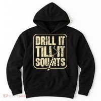 Drill It Till It Squirts Funny Winter Ice Fishing Hoodie thumb 0