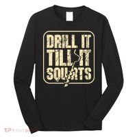 Drill It Till It Squirts Funny Winter Ice Fishing Long Sleeve Shirt thumb 0