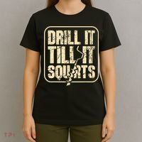 Drill It Till It Squirts Funny Winter Ice Fishing T-Shirt thumb 4