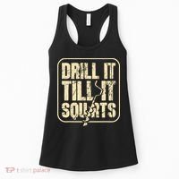 Drill It Till It Squirts Funny Winter Ice Fishing Women's Tank Top thumb 0