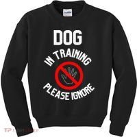 Dog In Training Please Ignore Kids Sweatshirt thumb 0