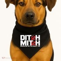 Ditch Mitch Moscow Mitch Must Go USA-Made Doggie Bandana thumb 1