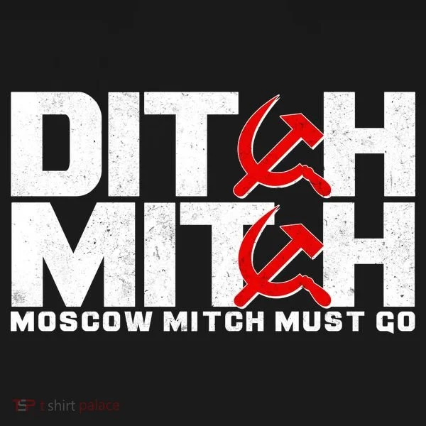 Ditch Mitch Moscow Mitch Must Go Bucket Hat