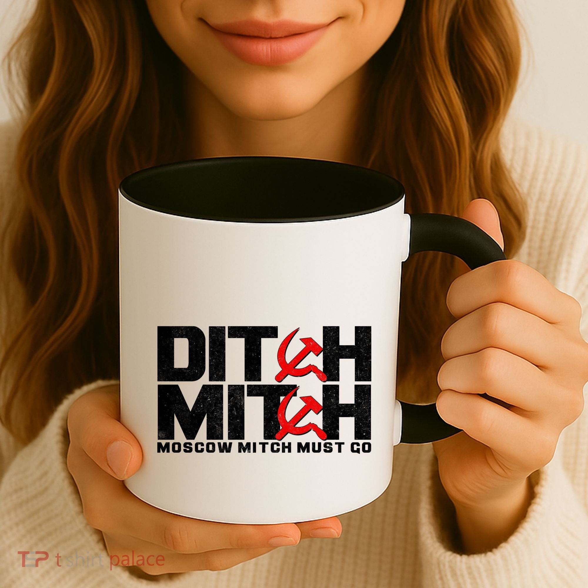 Ditch Mitch Moscow Mitch Must Go Coffee Mug