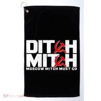 Ditch Mitch Moscow Mitch Must Go Golf Towel thumb 0