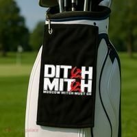 Ditch Mitch Moscow Mitch Must Go Golf Towel thumb 2