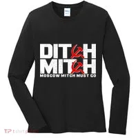 Ditch Mitch Moscow Mitch Must Go Women's Long Sleeve Shirt thumb 0