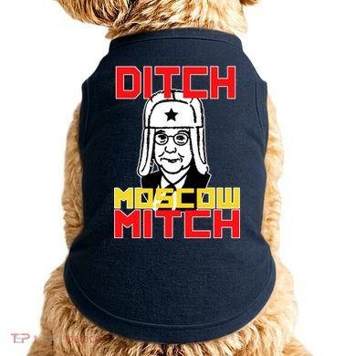 Ditch Moscow Mitch Funny Traitor Doggie Tank