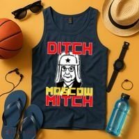 Ditch Moscow Mitch Funny Traitor Tank Top thumb 4
