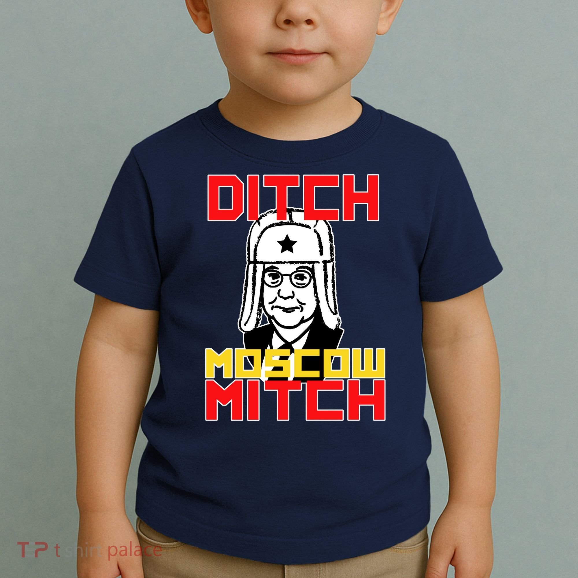 Ditch Moscow Mitch Funny Traitor Toddler T-Shirt