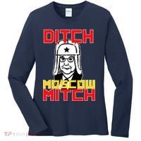 Ditch Moscow Mitch Funny Traitor Women's Long Sleeve Shirt thumb 0