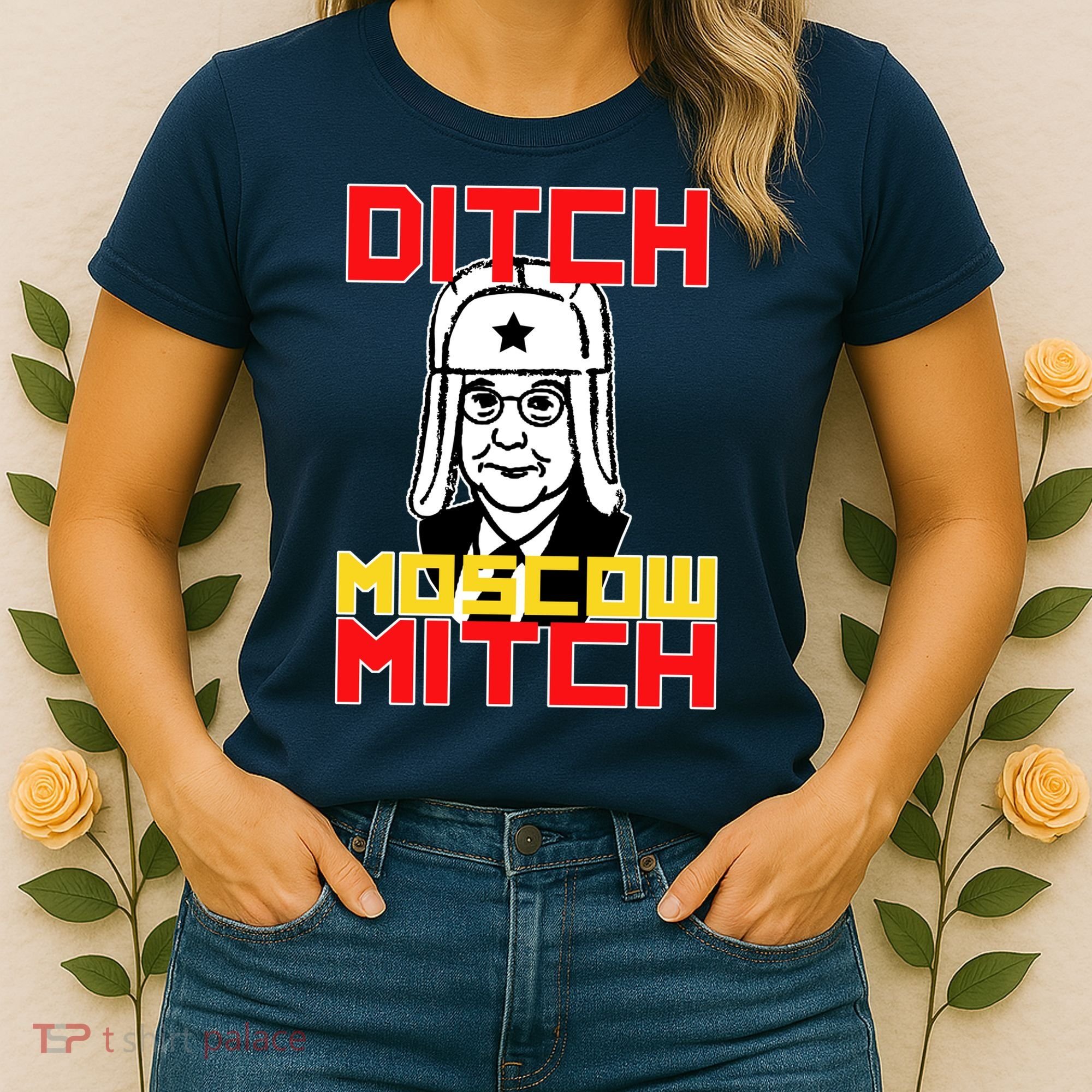 Ditch Moscow Mitch Funny Traitor Women's T-Shirt