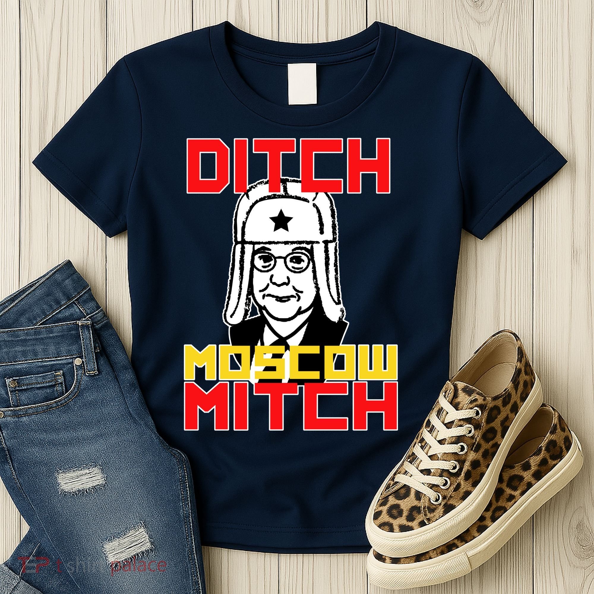 Ditch Moscow Mitch Funny Traitor Women's T-Shirt