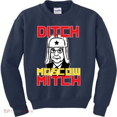 Ditch Moscow Mitch Funny Traitor Kids Sweatshirt