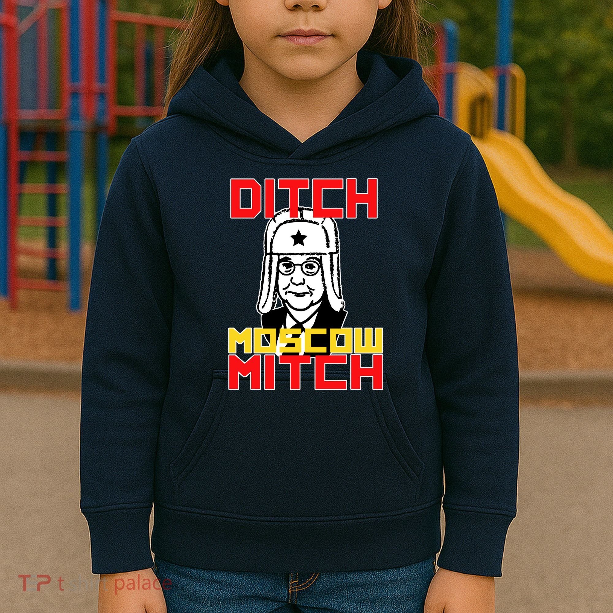 Ditch Moscow Mitch Funny Traitor Kids Hoodie
