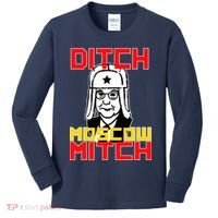 Ditch Moscow Mitch Funny Traitor Kids Long Sleeve Shirt thumb 0