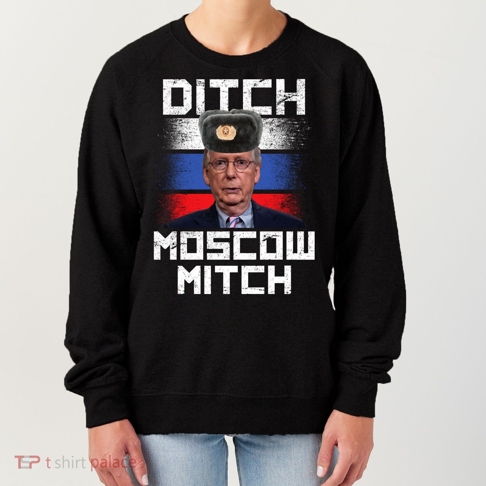 Ditch Moscow Mitch McConnell Women's Sweatshirt