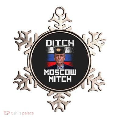 Ditch Moscow Mitch McConnell Ornament