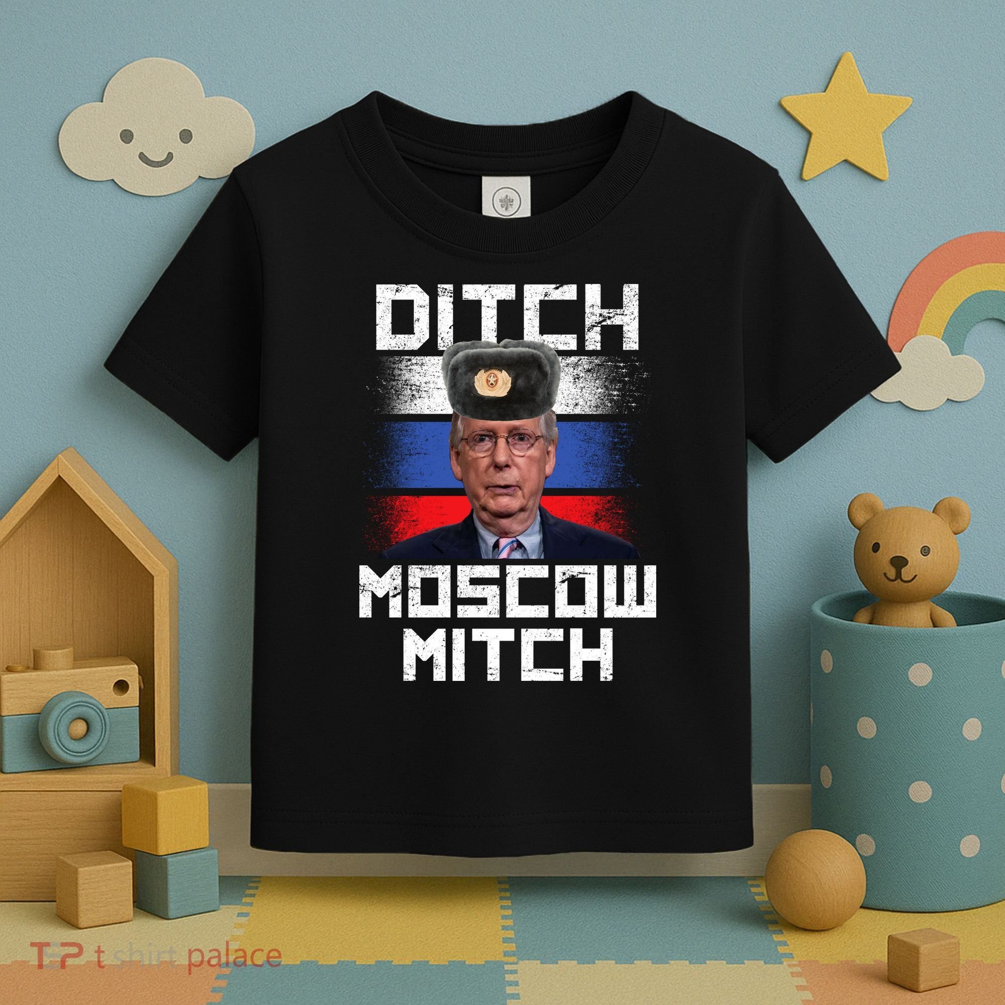 Ditch Moscow Mitch McConnell Toddler T-Shirt