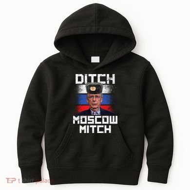 Ditch Moscow Mitch McConnell Kids Hoodie