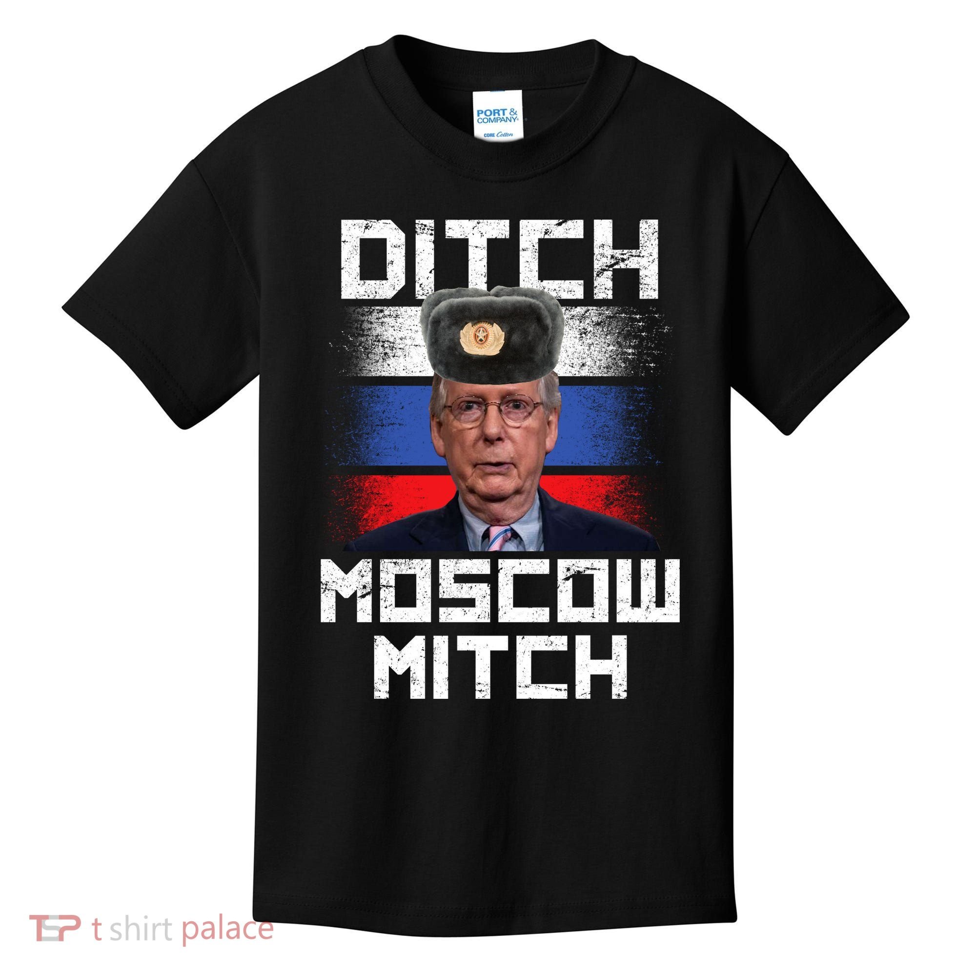 Ditch Moscow Mitch McConnell Kids T-Shirt