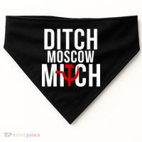 Ditch Moscow Mitch Traitor USA-Made Doggie Bandana thumb 0