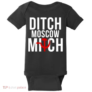 Ditch Moscow Mitch Traitor Baby Bodysuit