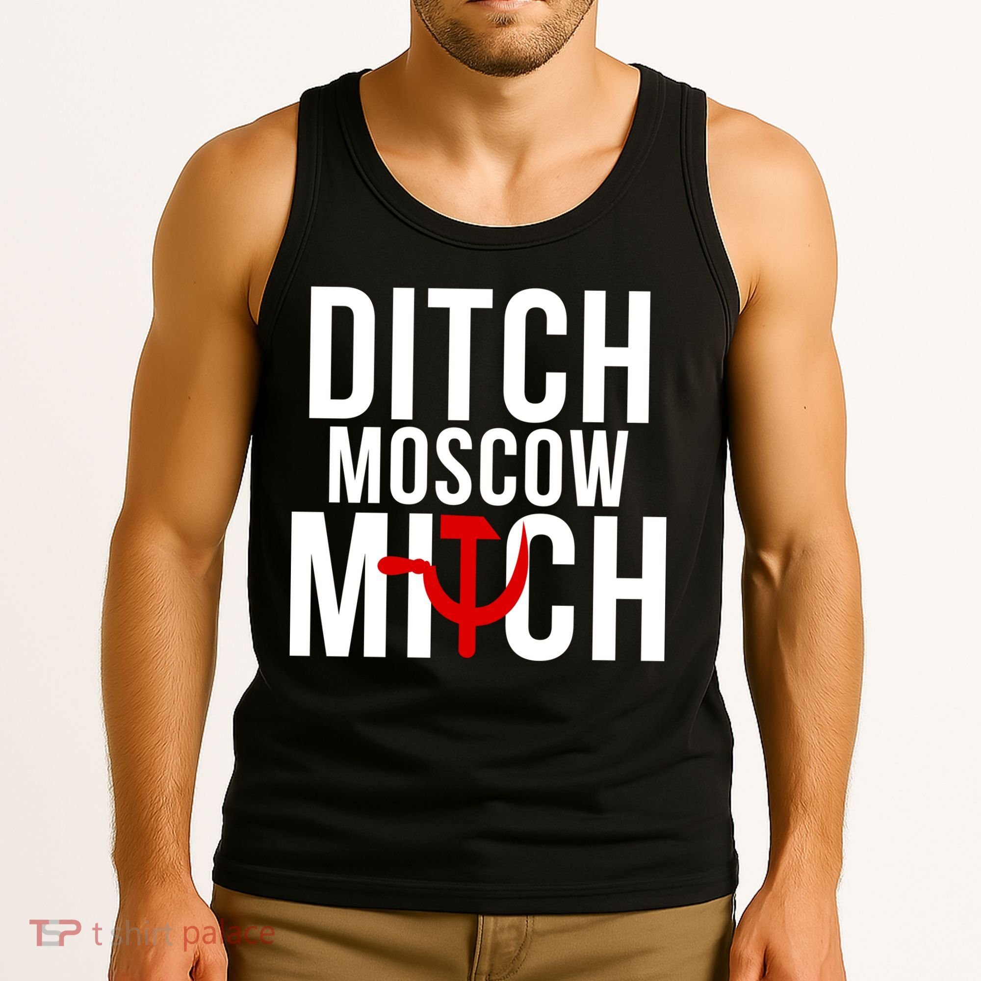 Ditch Moscow Mitch Traitor Tank Top