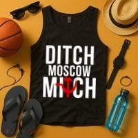 Ditch Moscow Mitch Traitor Tank Top thumb 4