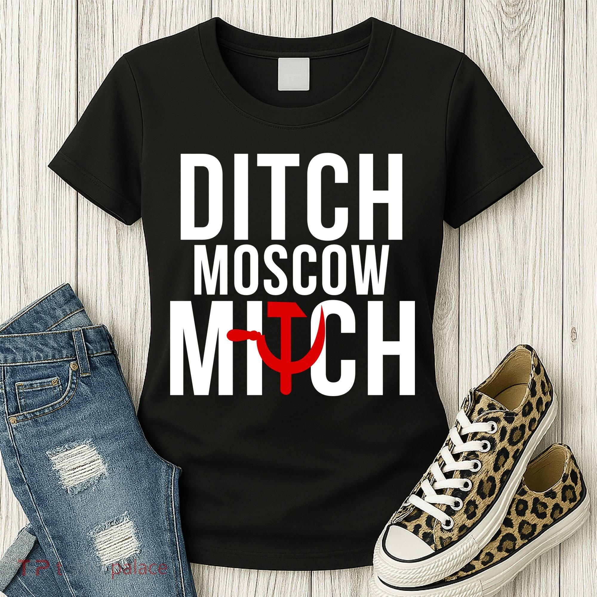 Ditch Moscow Mitch Traitor Women's T-Shirt