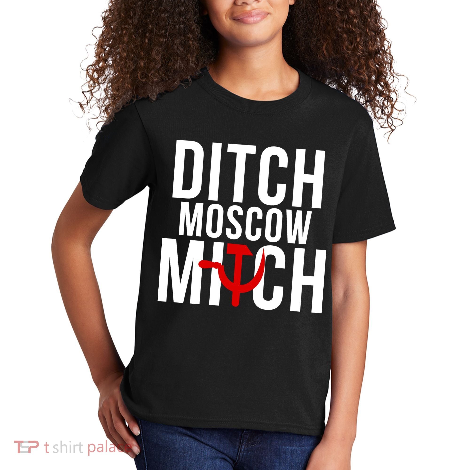 Ditch Moscow Mitch Traitor Kids T-Shirt