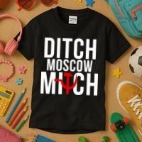Ditch Moscow Mitch Traitor Kids T-Shirt thumb 3