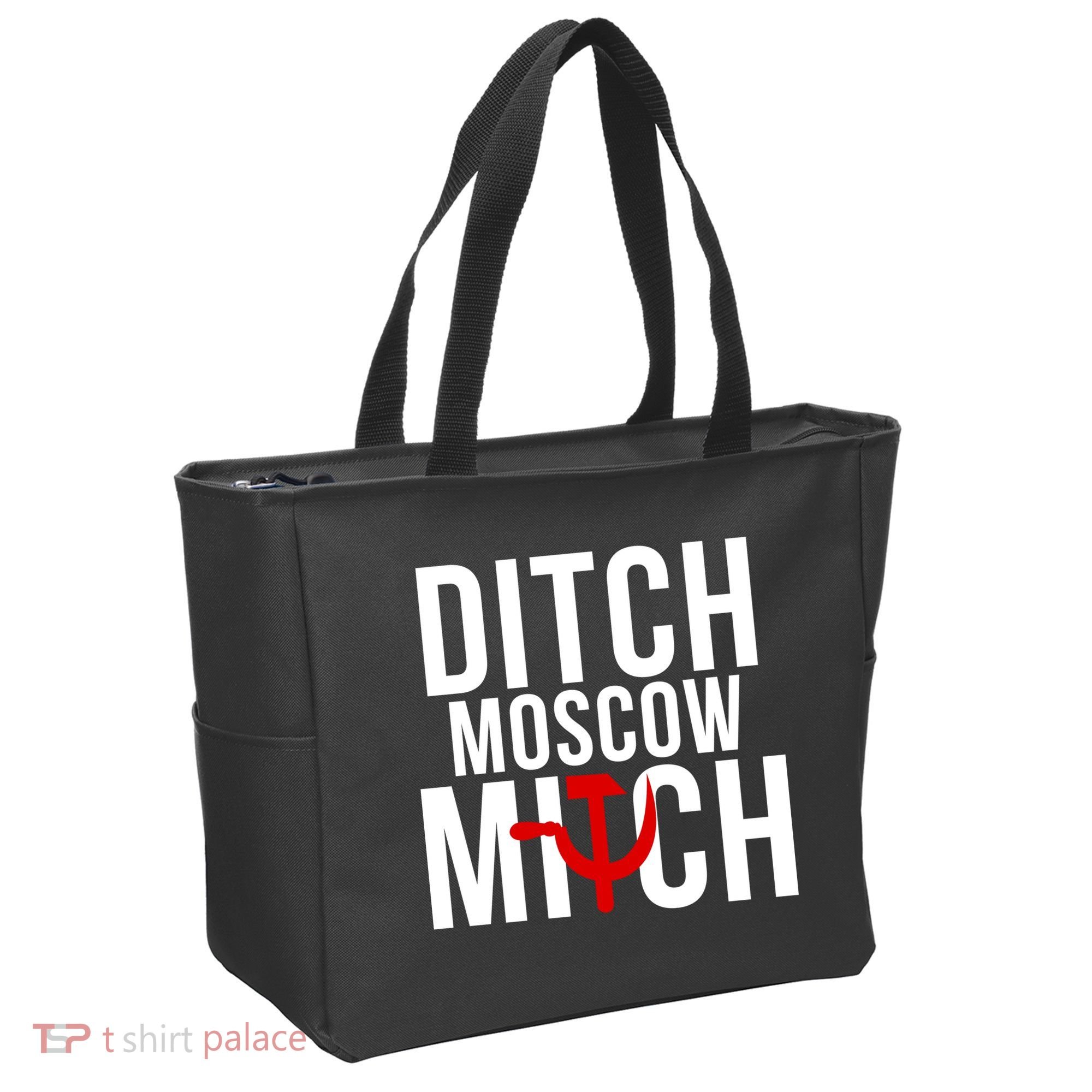 Ditch Moscow Mitch Traitor Tote Bag