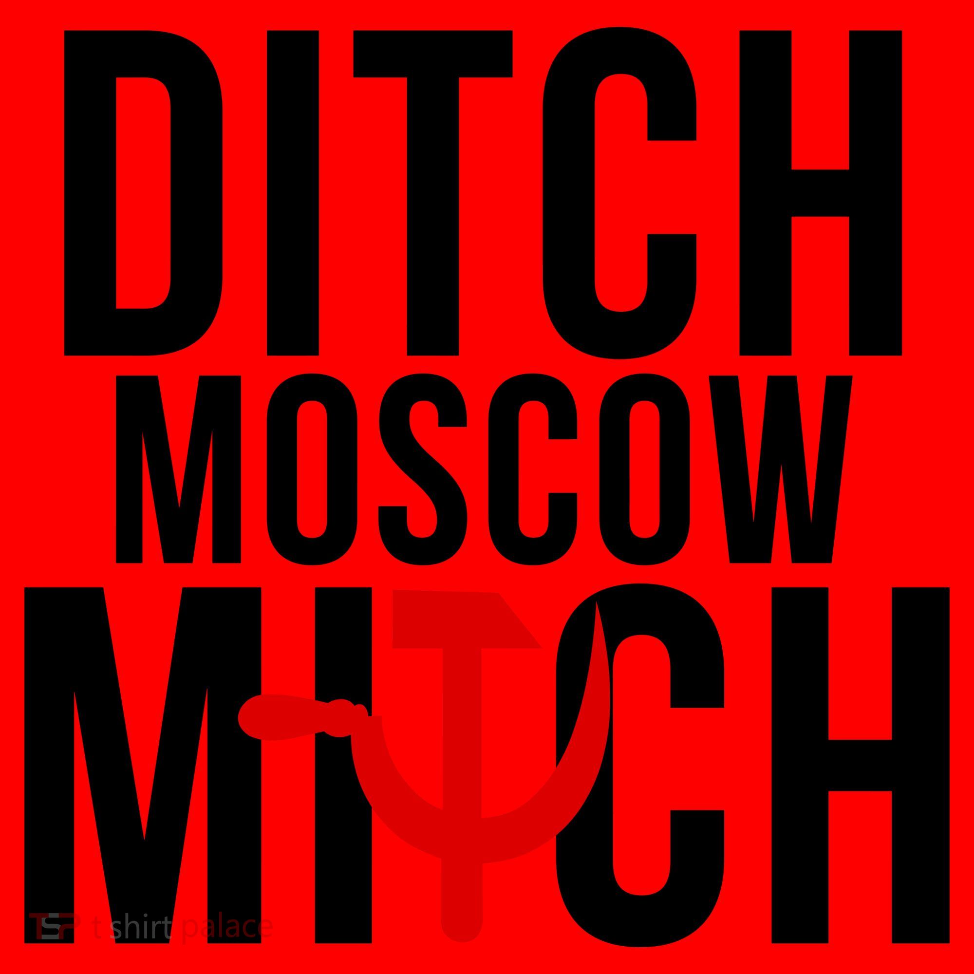 Ditch Moscow Mitch Traitor Santa Hat