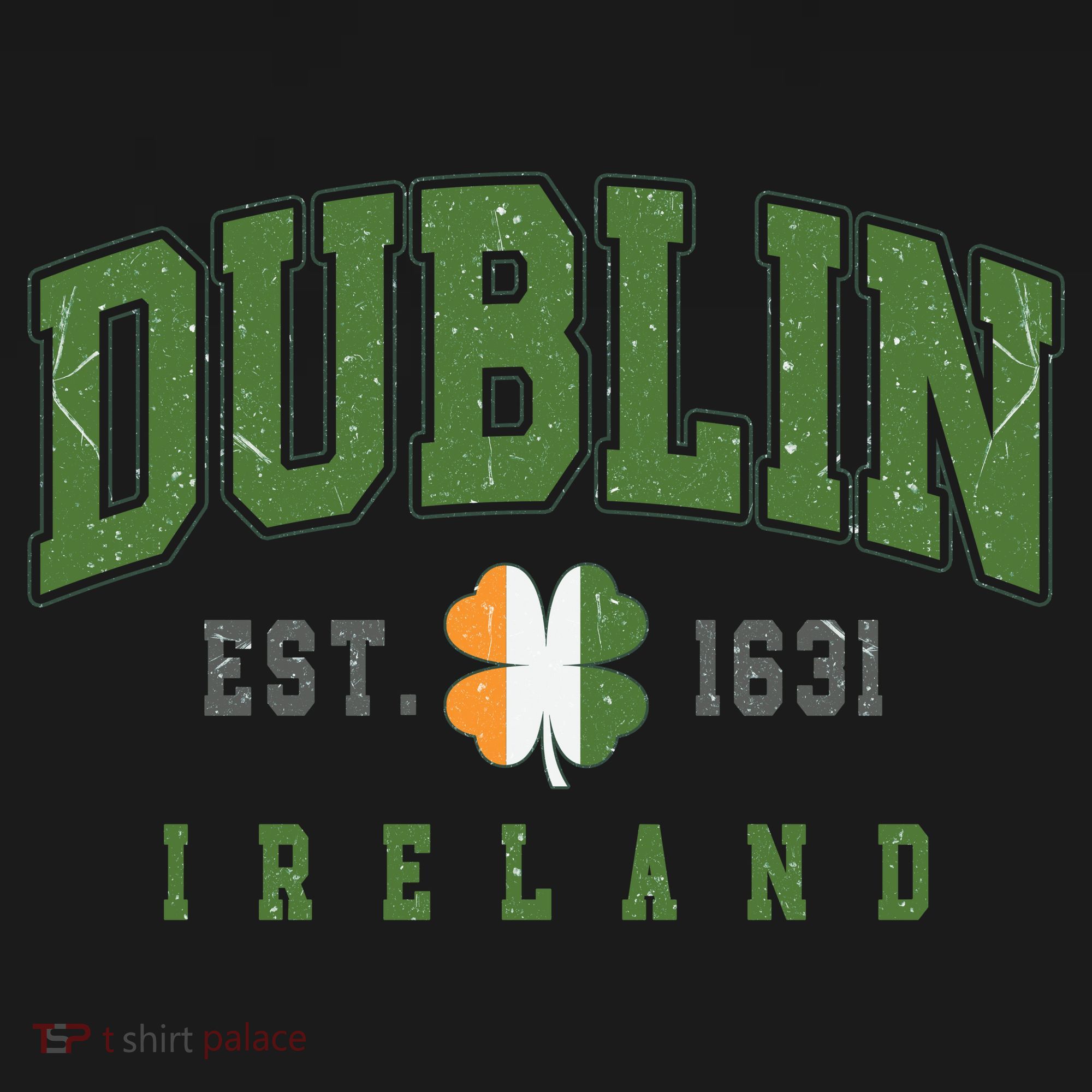 Dublin Ireland Vintage Est 1631 T-Shirt