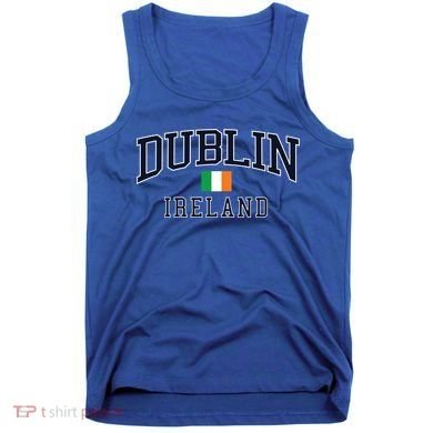 Dublin Ireland Vintage Style Funny Gift Tank Top