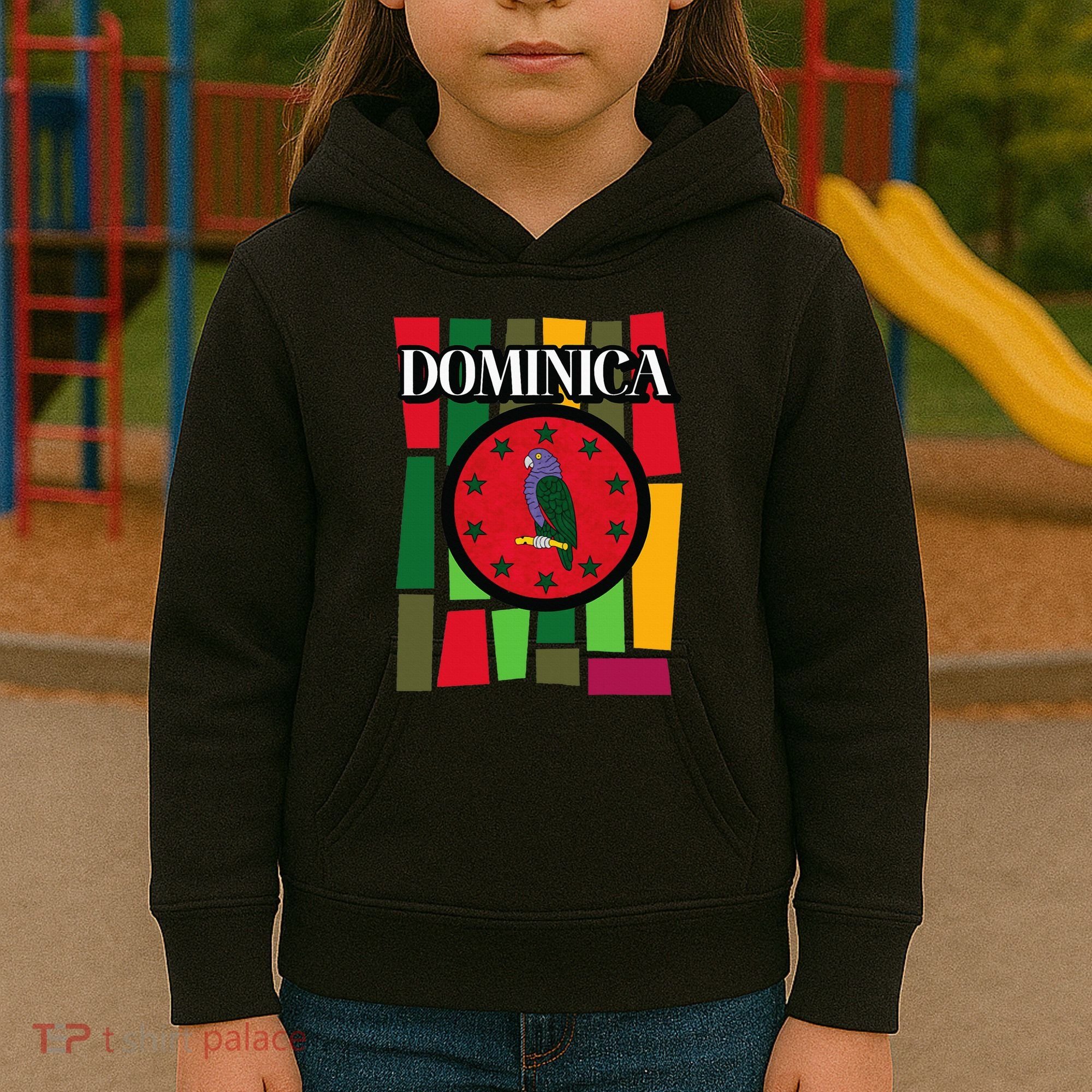 Dominica Island Vacation Roseau Kids Hoodie