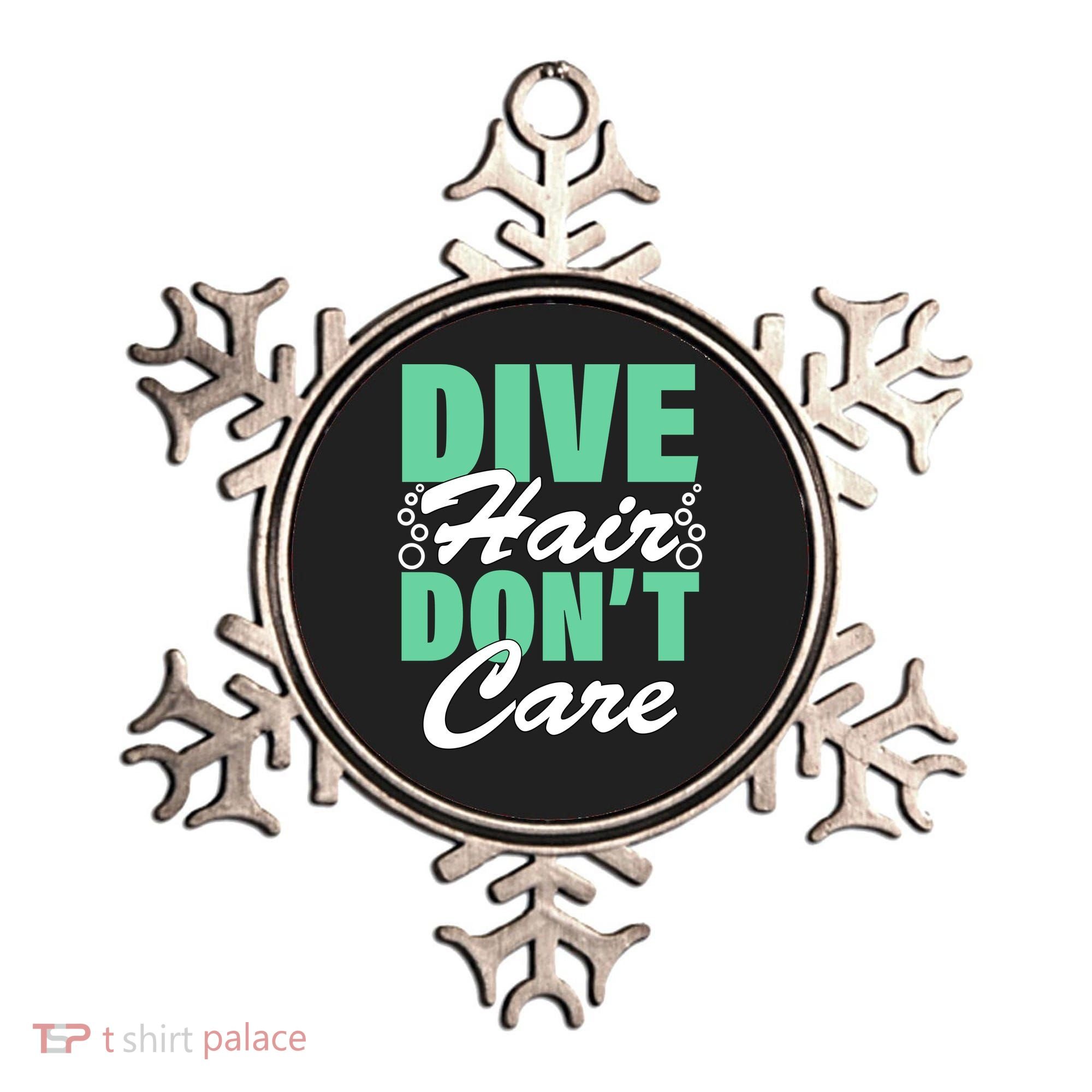 Dive Hair Don't Care Ornament