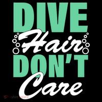 Dive Hair Don't Care Ornament thumb 1