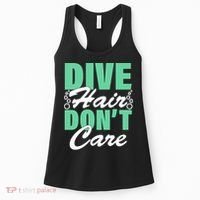 Dive Hair Don't Care Women's Tank Top thumb 0