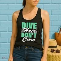 Dive Hair Don't Care Women's Tank Top thumb 2