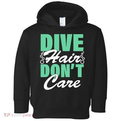 Dive Hair Don't Care Toddler Hoodie