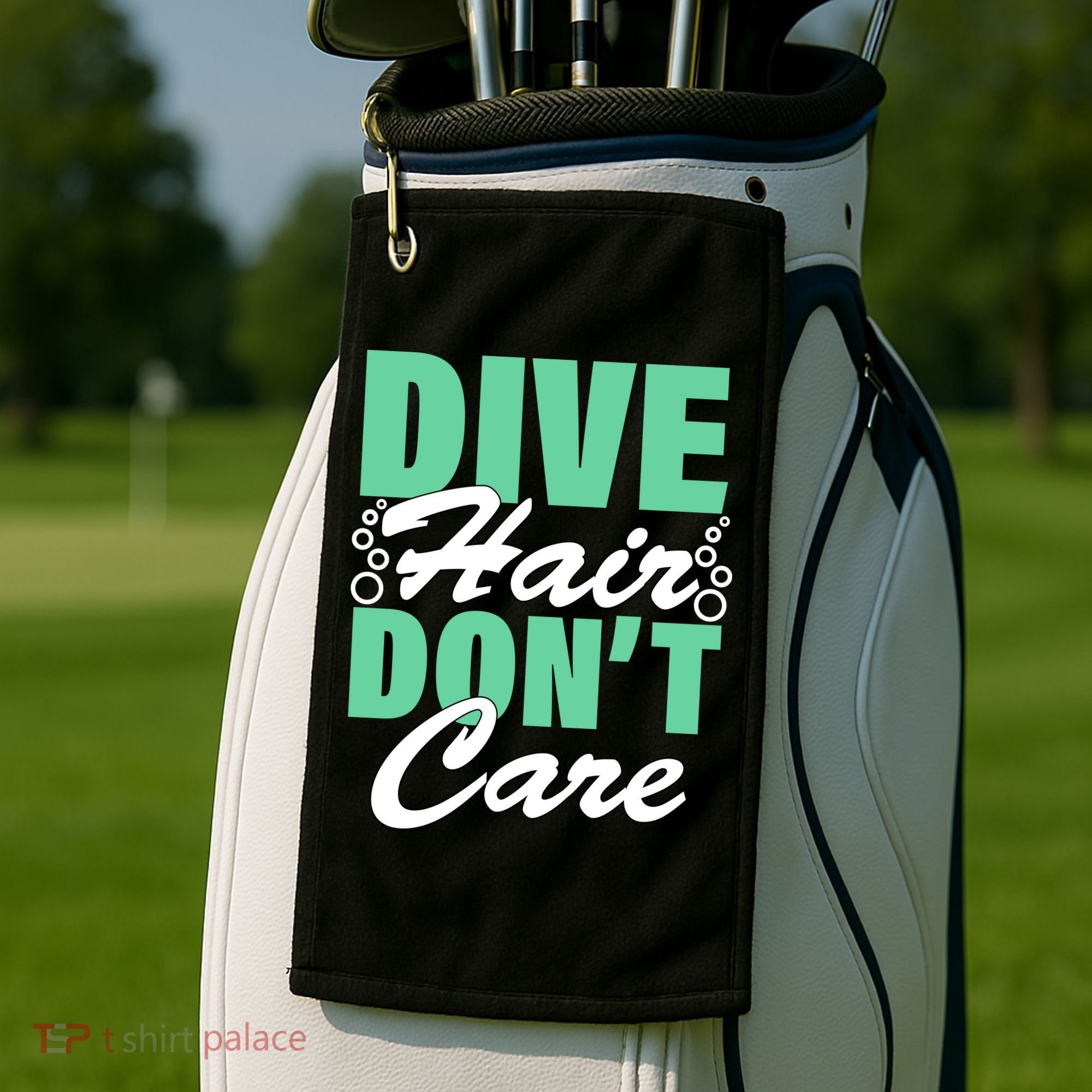 Dive Hair Don't Care Golf Towel