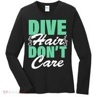 Dive Hair Don't Care Women's Long Sleeve Shirt thumb 0