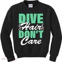 Dive Hair Don't Care Kids Sweatshirt thumb 0