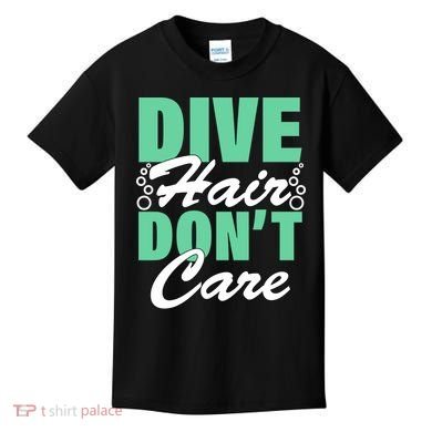 Dive Hair Don't Care Kids T-Shirt
