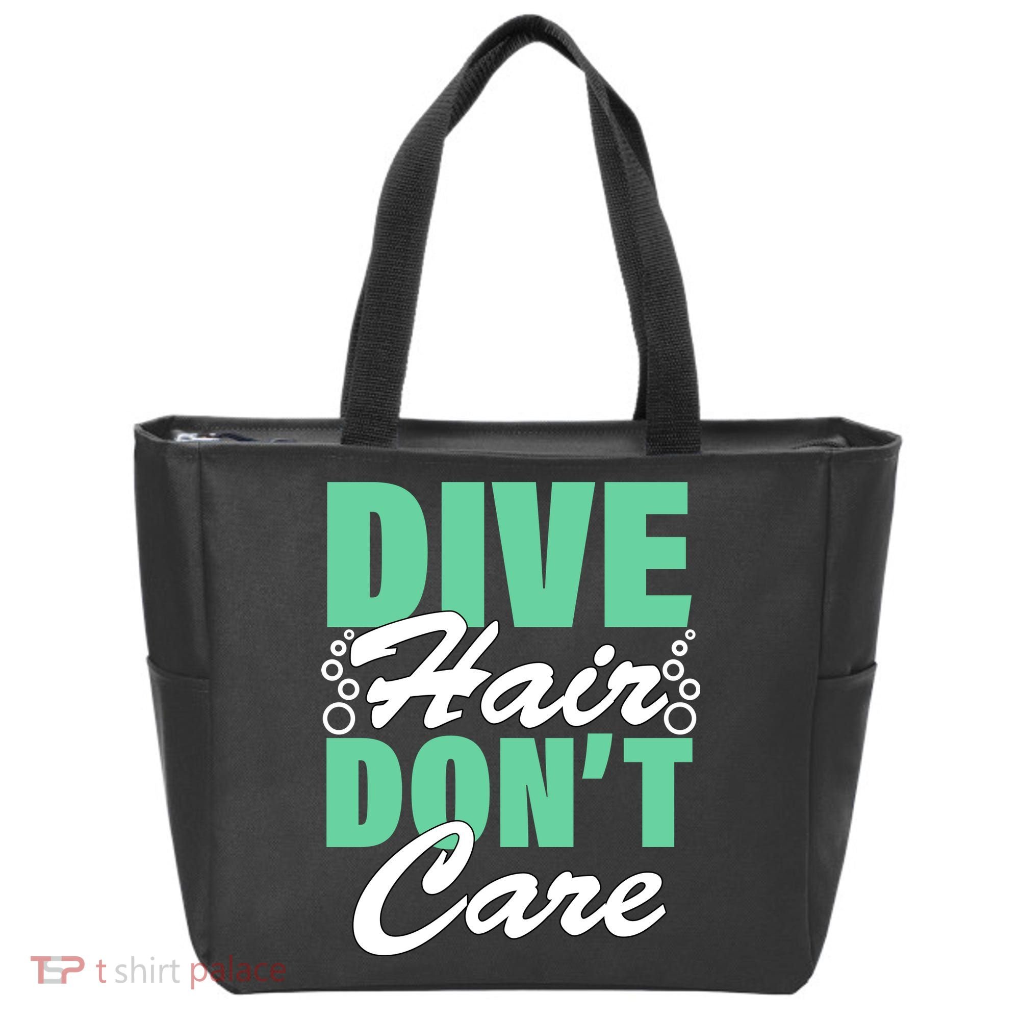 Dive Hair Don't Care Tote Bag